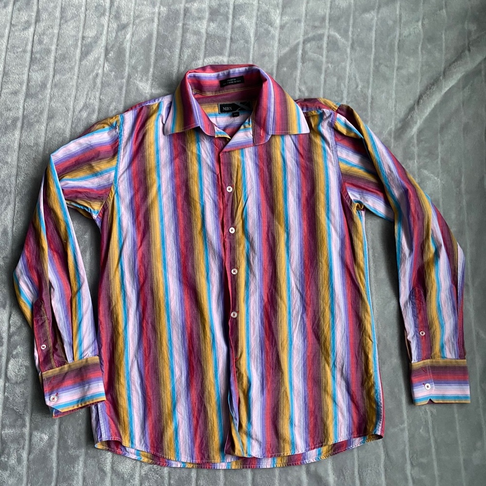 Express MBX Long Sleeve Button Down, Large